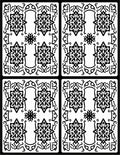 Ornate Floral Medallion Pattern Rug