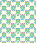 Exotic Floral Symmetric Pattern Rug