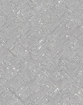 Black And White Labyrinth Pattern Rug