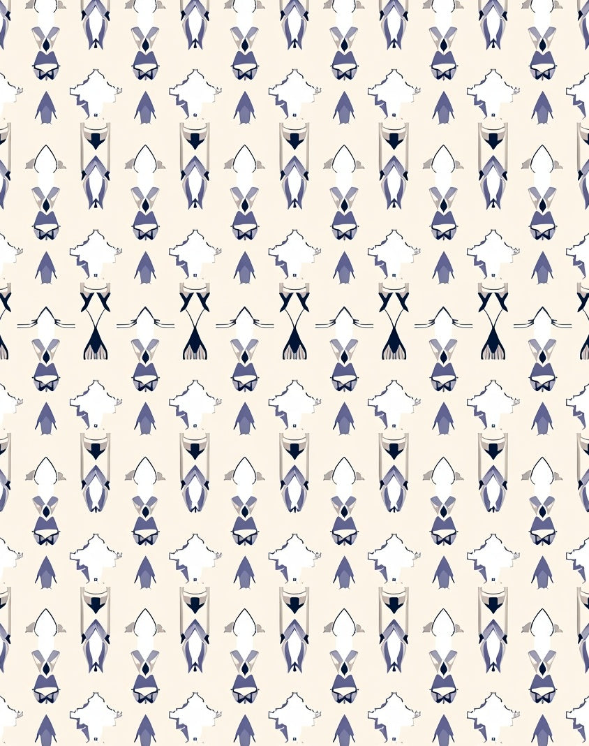 Abstract Geometric Figures Pattern Rug