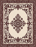Classic Scrollwork With Floral Motifs Rug