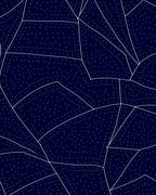 Abstract Geometric Starry Night Graphic Rug