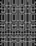 Geometric Grid Art Pattern Rug