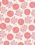 Pink Floral Daisy Inspired Pattern Rug