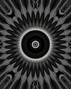 Radiant Symmetric Geometric Pattern Rug