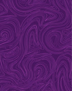 Purple Swirl Abstract Line Art Rug