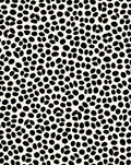 Black Organic Spot Pattern Rug