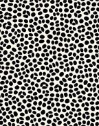 Black Organic Spot Pattern Rug