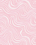 Soft Pink Swirls Pattern Rug