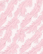Soft Pink Feather Pattern Design Rug