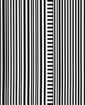 Graphic Black White Vertical Barcode Pattern Rug
