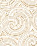 Abstract Swirls Triangles Design Rug