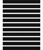 Modern Black White Striped Rug