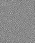Abstract Black White Organic Pattern Rug