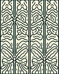 Abstract Organic Flowing Pattern Rug