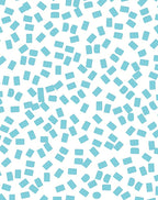 Abstract Light Blue Confetti Pattern Rug