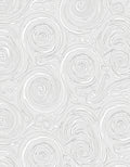 Grey Swirl Pattern Design Rug