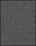 Black White Abstract Line Design Rug
