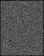 Black White Abstract Line Design Rug