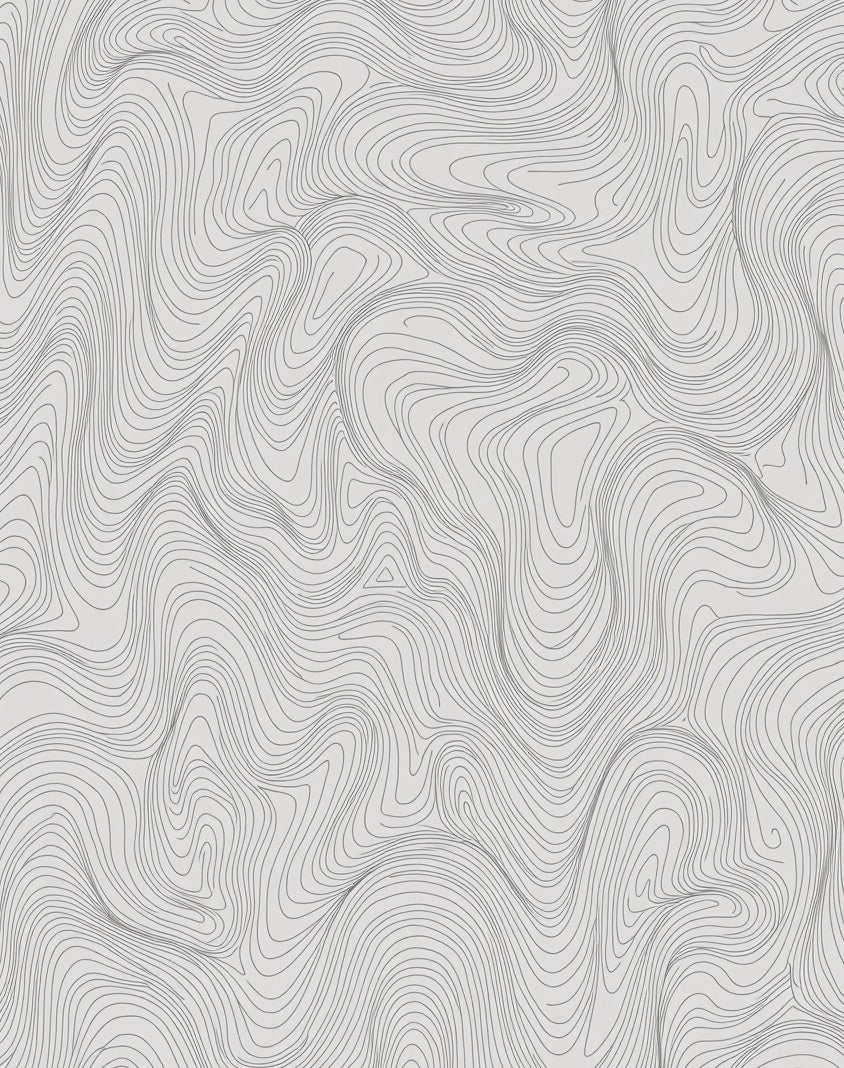 Contour Lines Abstract Pattern Rug