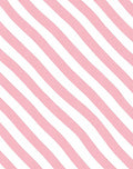 Pink and White Wavy Stripes Rug