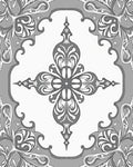 Intricate Floral Inspired Ornate Pattern Rug