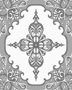 Intricate Floral Inspired Ornate Pattern Rug