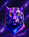 Cosmic Tiger Galaxy Print Rug