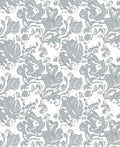 Elegant Floral Swirl Pattern Rug
