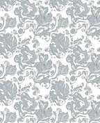 Elegant Floral Swirl Pattern Rug