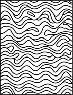 Bold Swirl Lines Abstract Pattern Rug