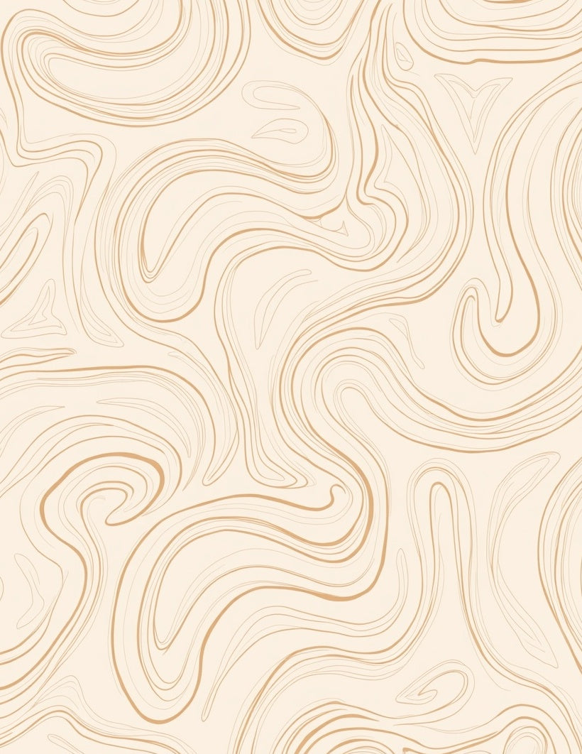 Soft Warm Swirl Pattern Design Rug