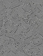 Abstract Black White Striped Geometric Pattern Rug