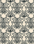 Classic Swirl Damask Pattern Rug