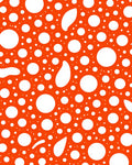 Abstract Organic Circle Pattern 2x Rug