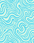 Blue Swirl Abstract Pattern Rug
