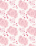 Pink Cotton Candy Dreams Pattern Rug