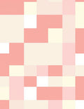 Geometric Pastel Square Pattern Rug
