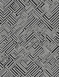 Abstract Maze Line Pattern Design Rug