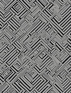 Abstract Maze Line Pattern Design Rug