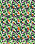 Bold Abstract Floral Pattern Rug