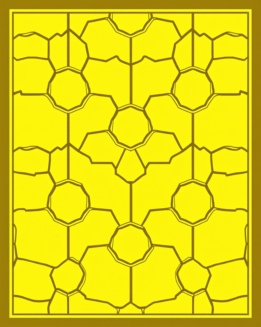 Bright Geometric Octagon Pattern Rug