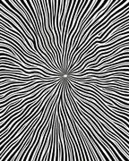 Radiating Organic Wave Pattern Rug