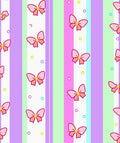 Pastel Bows With Stripes Pattern Rug