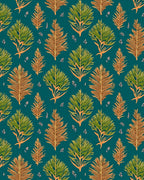 Green Brown Foliage And Botanicals Rug