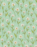 Retro Daisy Field Pattern Rug