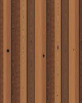Warm Wood Grain Vertical Stripes Rug