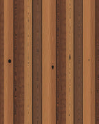 Warm Wood Grain Vertical Stripes Rug