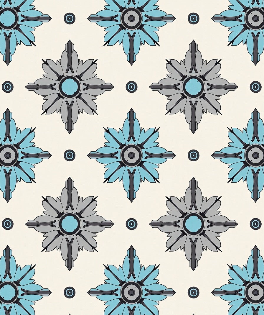 Geometric Nova Style Pattern Design Rug