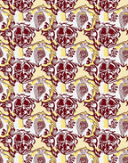 Bold Floral Inspired Abstract Pattern Rug